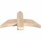 Ekena Millwork Bellingham Smooth Timber Gable Bracket, Douglas Fir, 36"W x 19"H x 3 1/2"D x 5 1/2"F, 13/12 Pitch GBW036X19X0406BEL00SDF - alternate 4